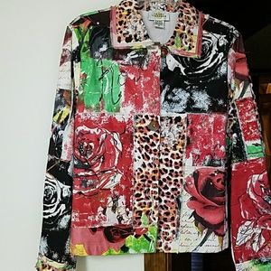 Sandy Starkman Jean style artistic jacket